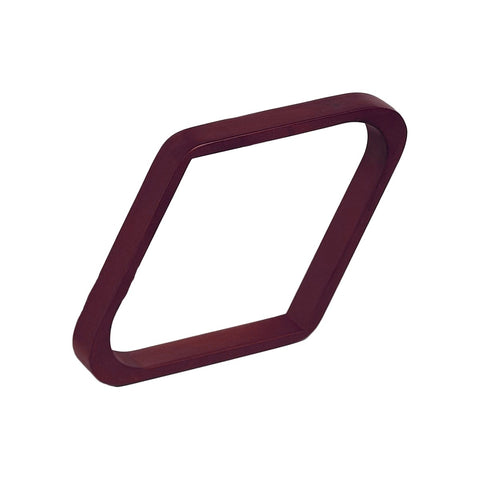 Imperial 2 1/4-in. Mahogany wood 9-ball rack with reinforced corners on white background.