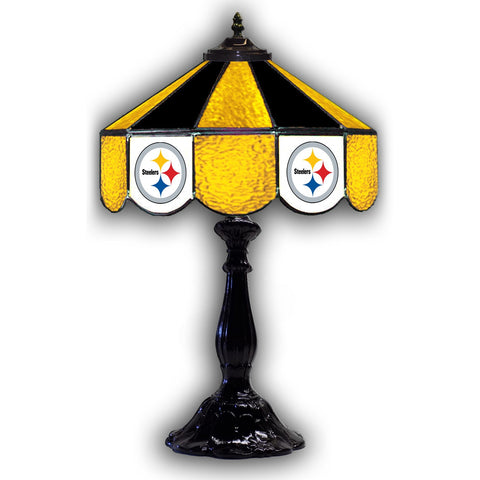 Imperial Pittsburgh Steelers 21” Glass Table Lamp