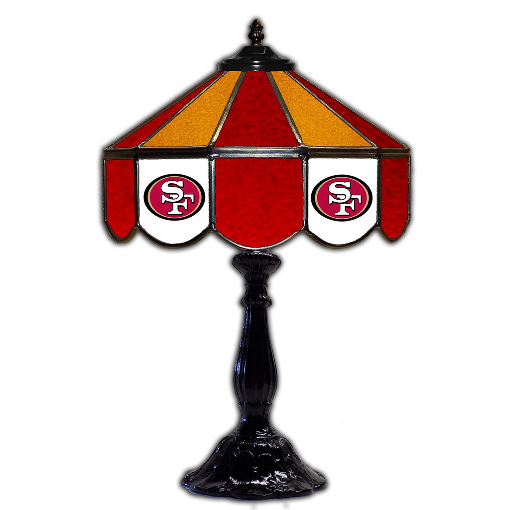Imperial San Francisco 49ers 21” Glass Table Lamp