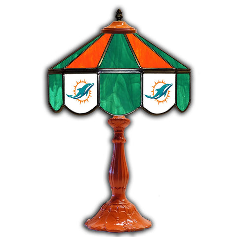 Imperial Miami Dolphins 21” Glass Table Lamp