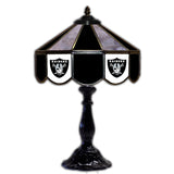 Imperial Las Vegas Raiders 21” Glass Table Lamp