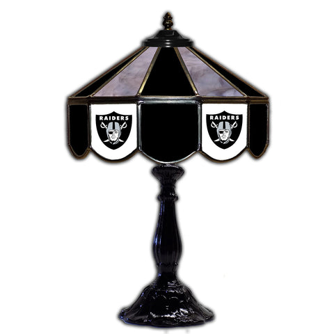 Imperial Las Vegas Raiders 21” Glass Table Lamp