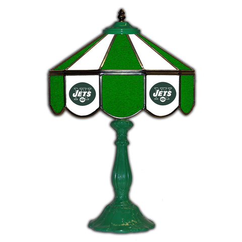 Imperial New York Jets 21” Glass Table Lamp