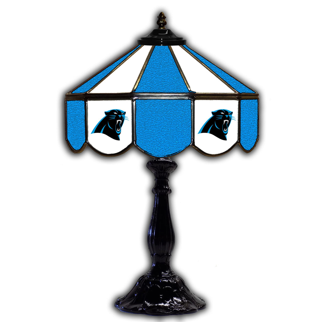 Imperial Carolina Panthers 21” Glass Table Lamp