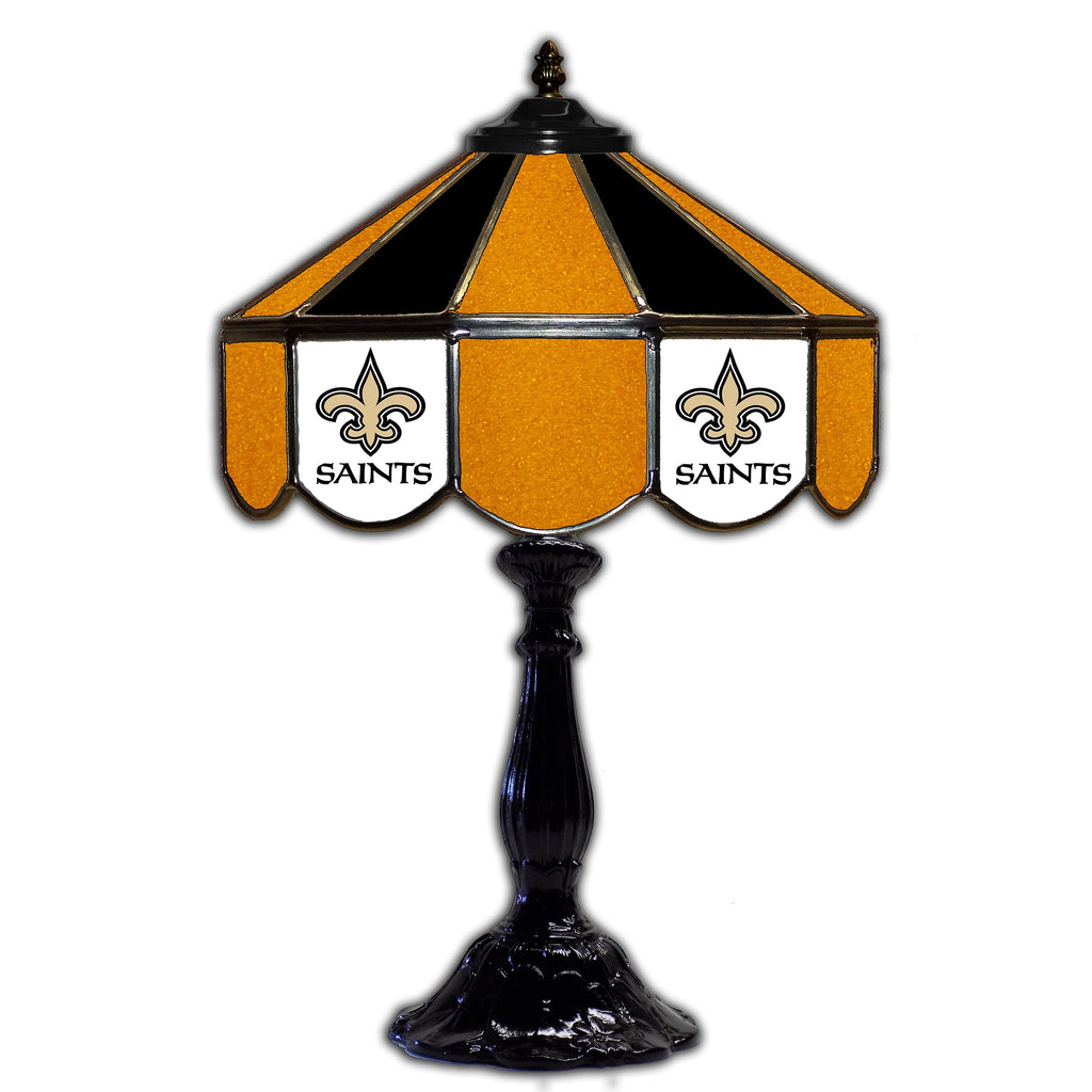 Imperial New Orleans Saints 21” Glass Table Lamp