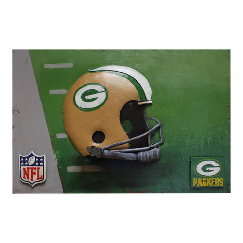 Imperial Green Bay Packers Metal Wall Art
