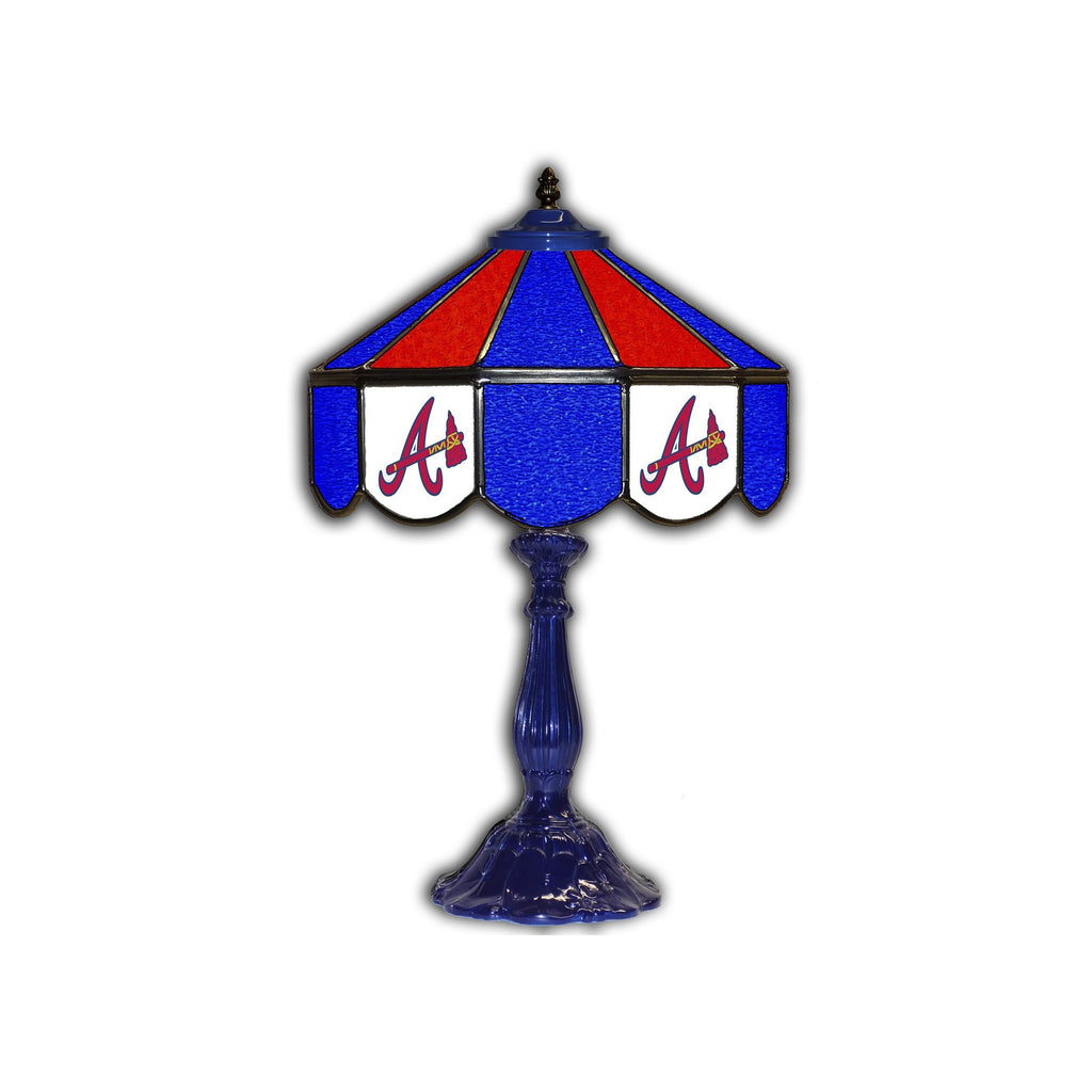 Imperial Atlanta Braves 21” Glass Table Lamp
