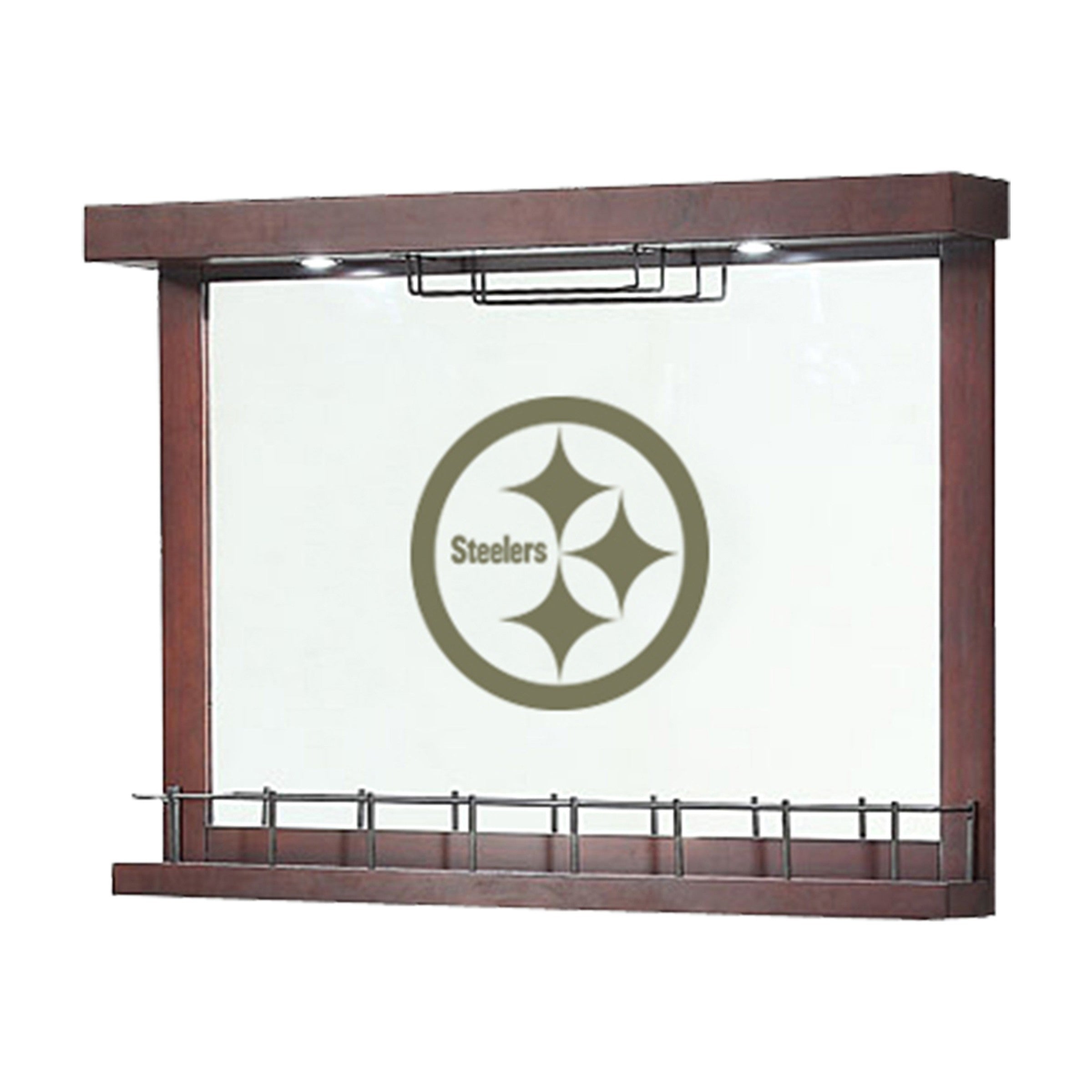 Imperial Pittsburgh Steelers Mirrored Wall Bar