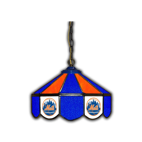 Imperial New York Mets 14-in. Stained Glass Pub Light