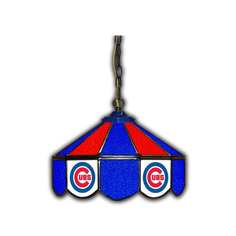 Imperial Chicago Cubs 14-In. Stained Glass Pub Light