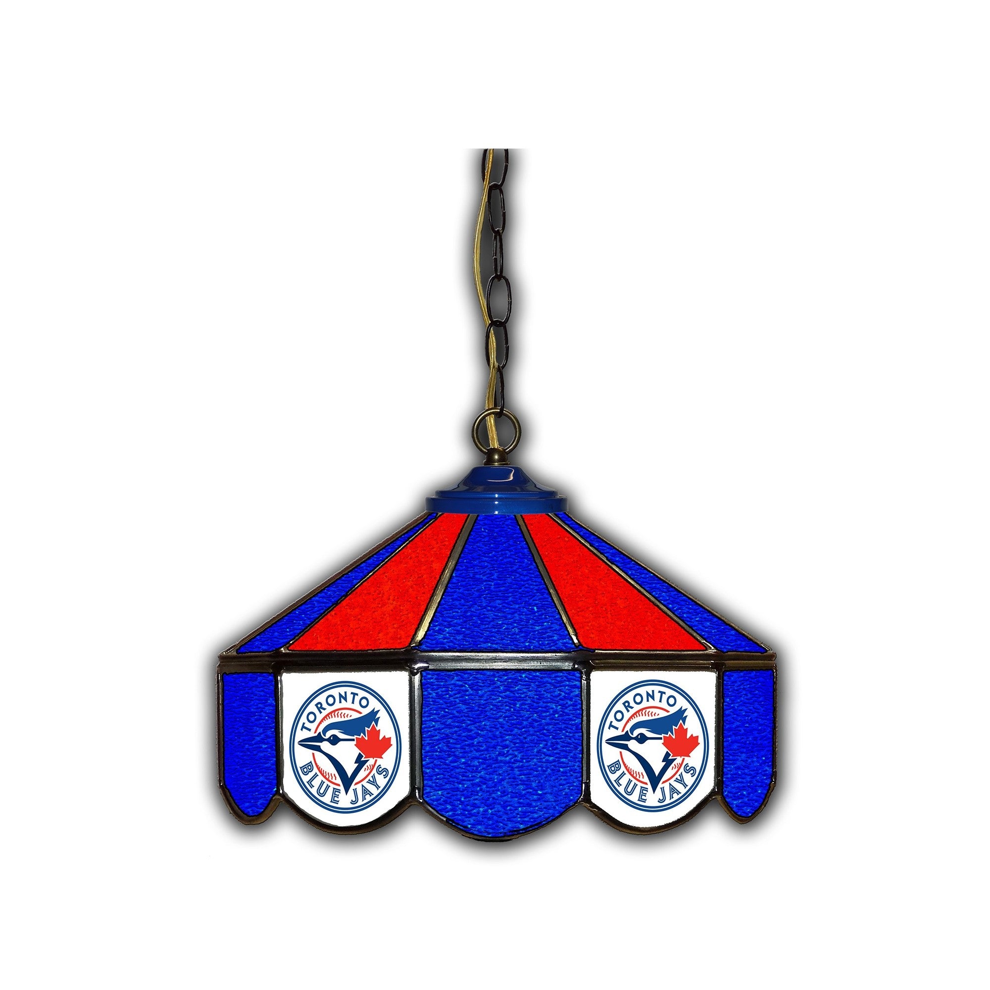 Imperial Toronto Blue Jays 14-in. Stained Glass Pub Light