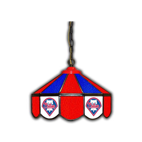 Imperial Philadelphia Phillies 14-in. Stained Glass Pub Light