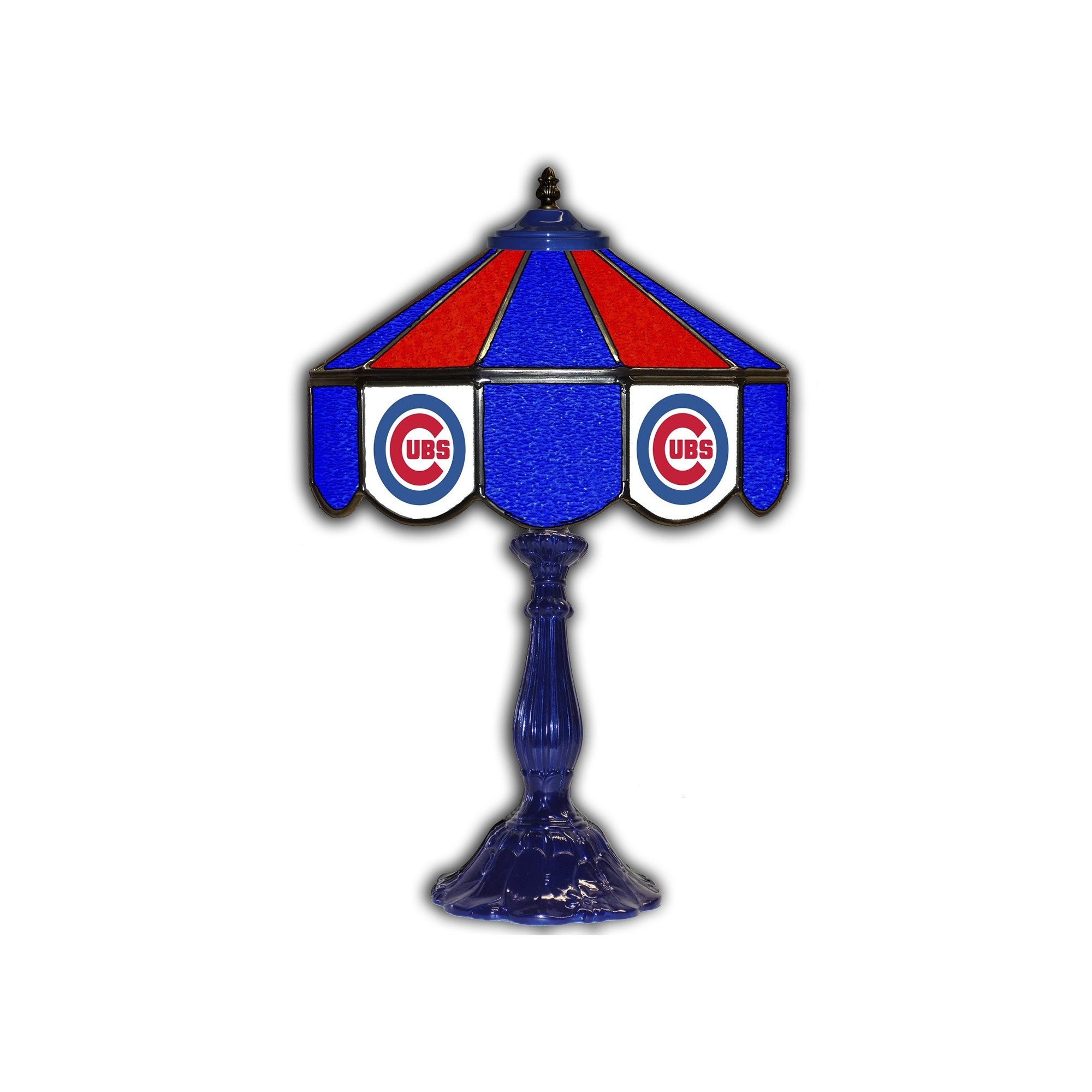 Imperial Chicago Cubs 21” Glass Table Lamp