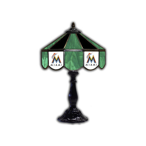Imperial Miami Marlins 21” Glass Table Lamp
