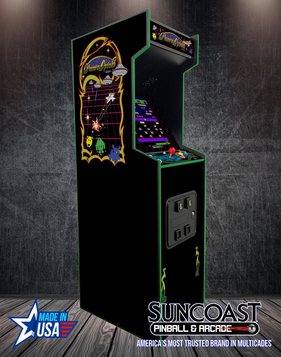 Suncoast Arcade Full Size Multicade Arcade Machine - 60 Games Graphic Option F
