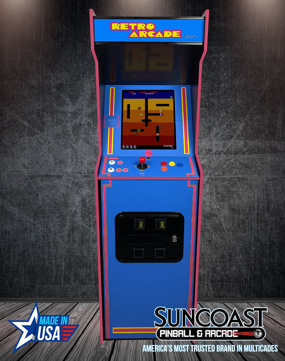 Suncoast Arcade Full Size Multicade Arcade Machine - 412 Games Graphic Option D