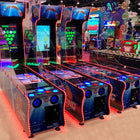 Three Valley Jet-Pong machines create a lively vibe with vibrant LED lights.