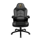 Acme Imperial Vegas Golden Knights Oversized Gaming Chair with padded arms and gold logo.