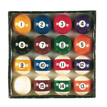 Viper Billiard Master Pool Ball Set: sixteen numbered balls in a boxed set.