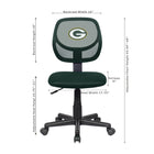 Imperial Green Bay Packers Green Task Chair