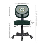 Imperial Green Bay Packers Green Task Chair