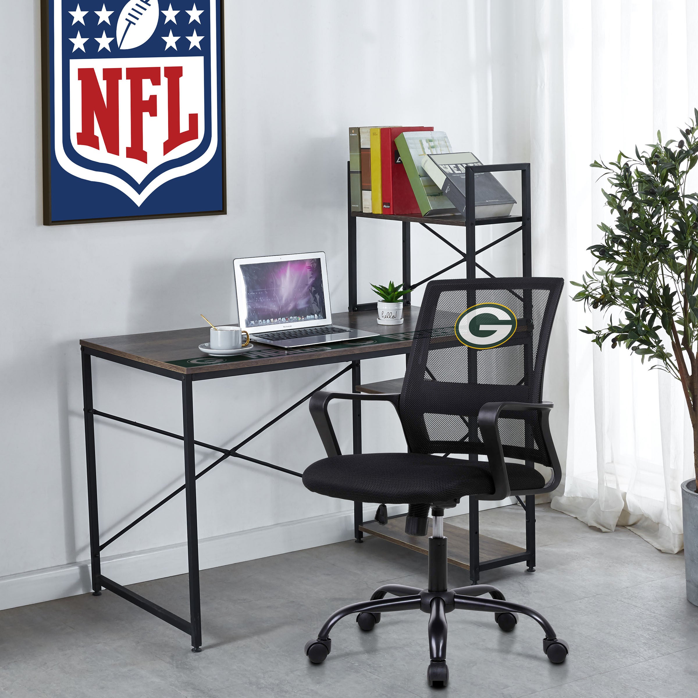 Imperial Green Bay Packers Task Chair