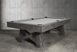 The Nixon Georgia 7' Slate Pool Table by Nixon Billiards features a Grayson Grey finish and style.