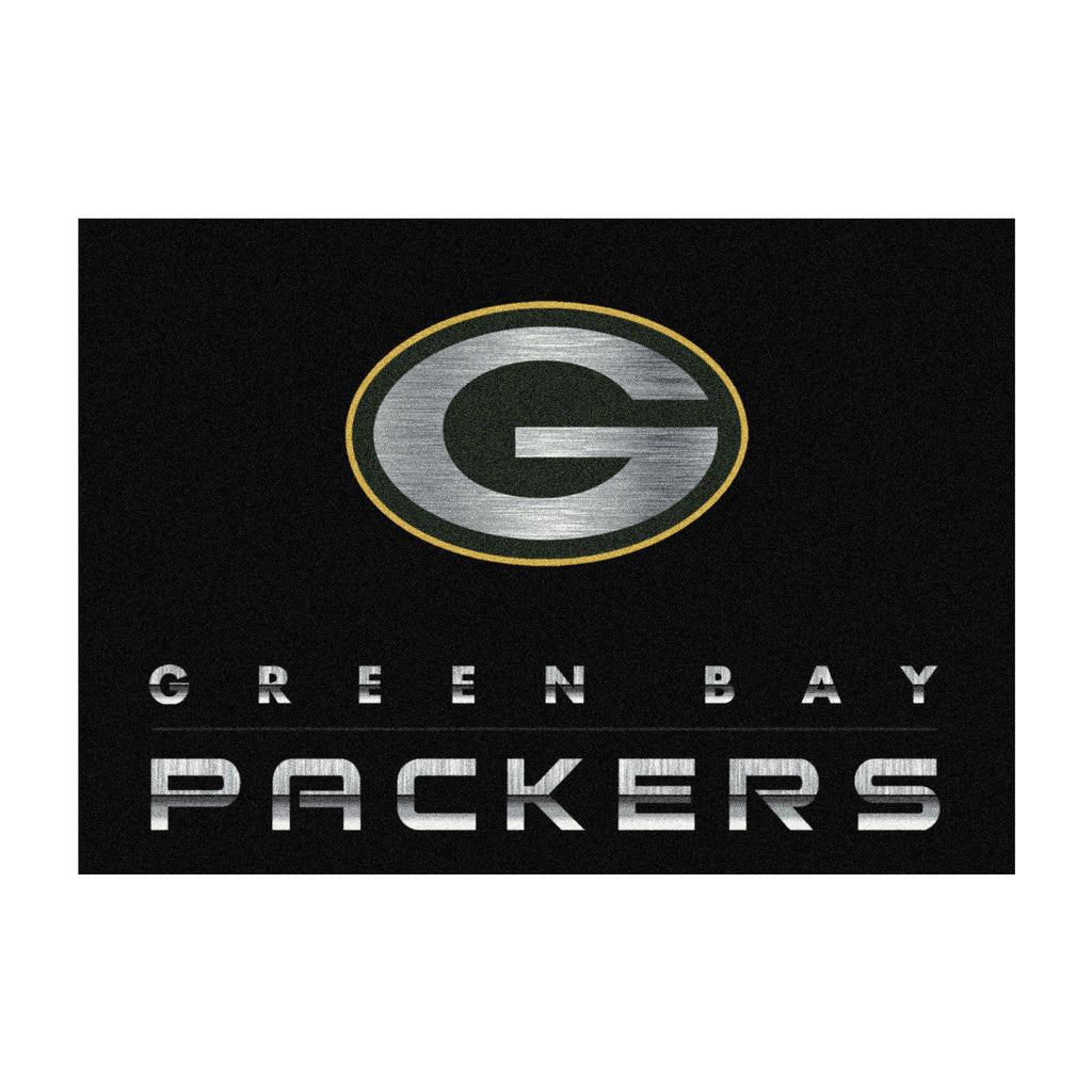 Imperial Green Bay Packers 6'x8' Chrome Rug