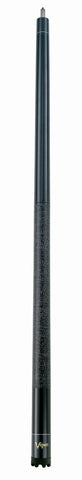 Viper Black Jump Break Cue by Viper with textured grip and removable scuffer.