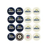 Imperial Los Angeles Chargers Home vs. Away Billiard Ball Set