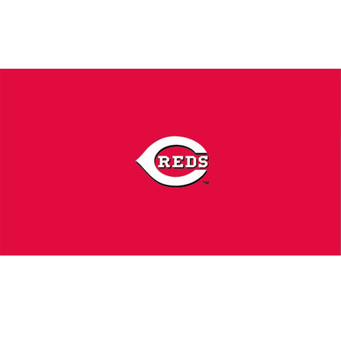 Acme Imperial Cincinnati Reds Billiard Cloth with team logo, ideal for licensed tables.