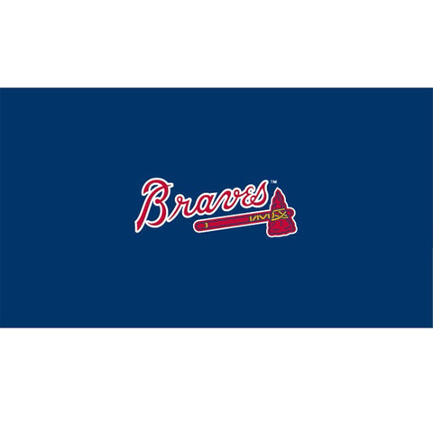 Acme Imperial Atlanta Braves Billiard Cloth features the team logo with red text and tomahawk.