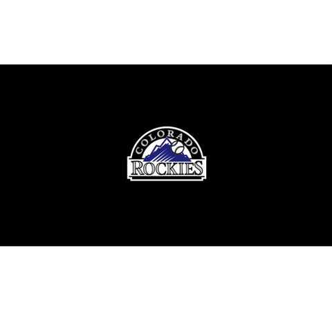 Acme Imperial Colorado Rockies Billiard Cloth with mountain logo on official fabric.