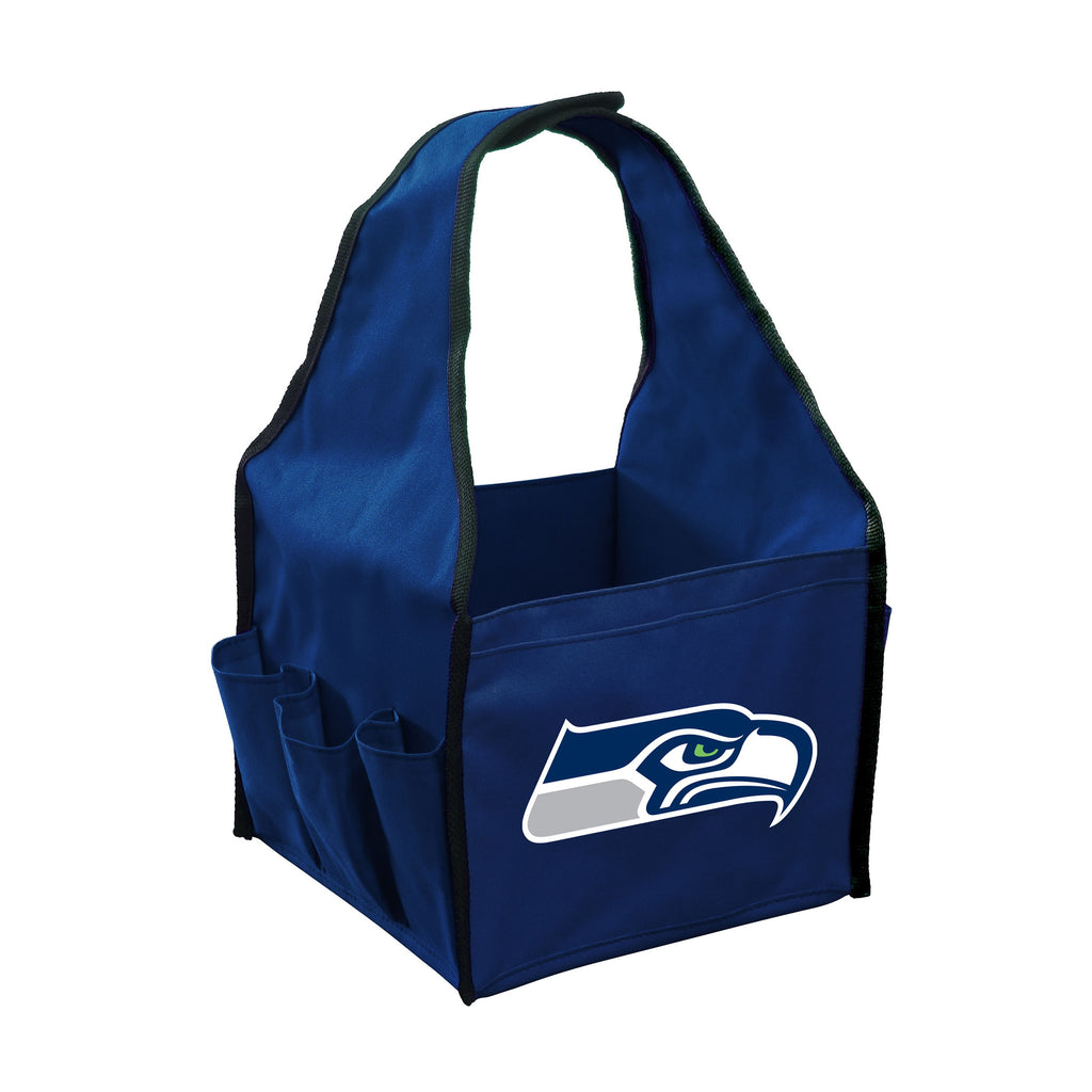 Acme Imperial Seattle Seahawks BBQ Caddy, perfect for tailgates, features handy side pockets.