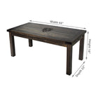 Imperial Chicago Bears Reclaimed Coffee Table