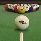 The Imperial Baltimore Ravens Cue Ball by Imperial is ready to break the rack.