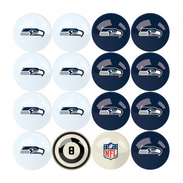 Imperial Seattle Seahawks Billiard Balls With Numbers