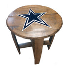 Imperial Dallas Cowboys Oak Barrel Table