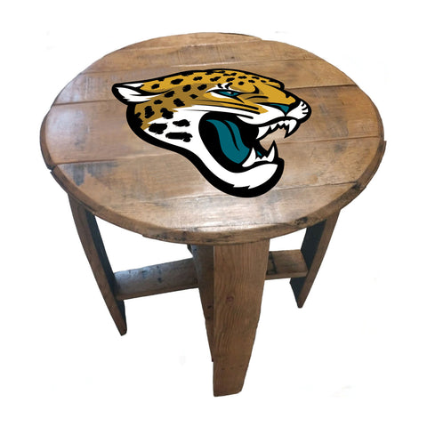 Imperial Jacksonville Jaguars Oak Barrel Table