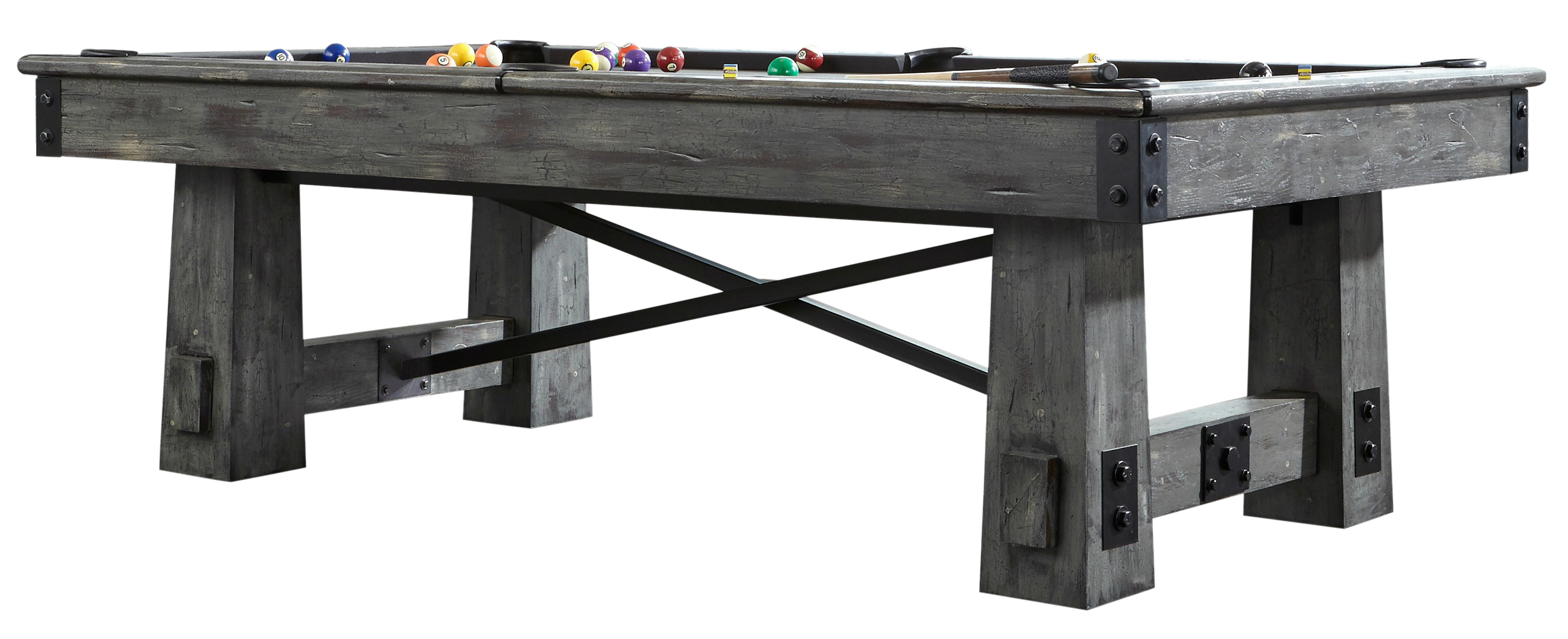 American Heritage Fresco 8' Slate Pool Table in Marble