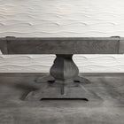 Nixon Birdy 8' Slate Pool Table in Grayson Grey with dining top by Nixon Billiards.