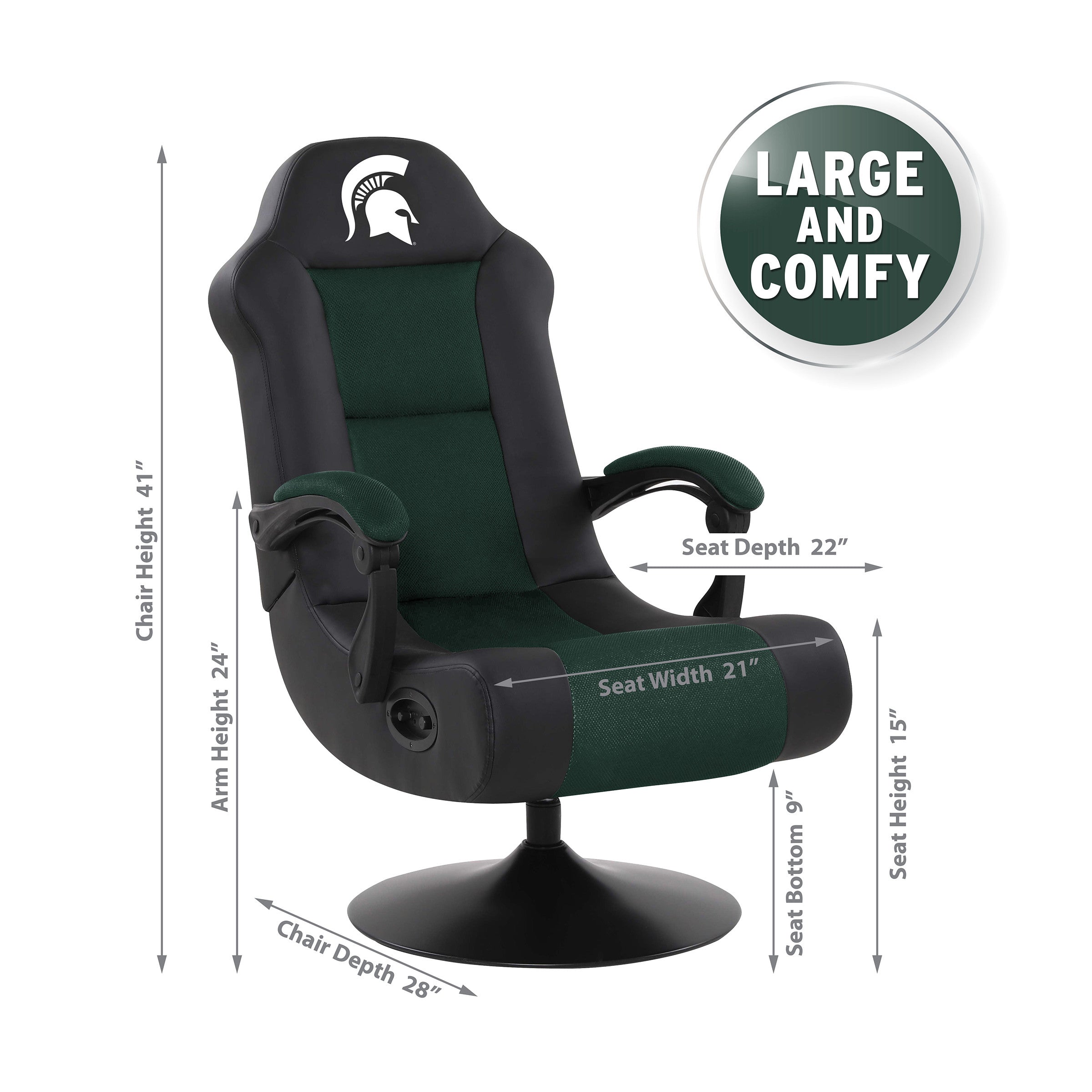 Imperial Michigan State Ultra Gaming Chair