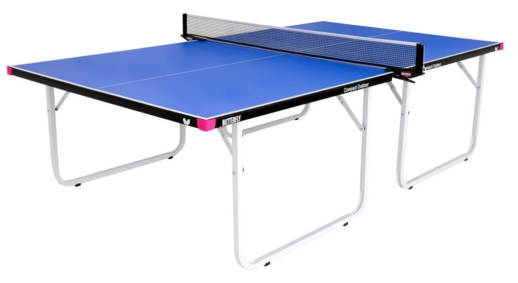 Butterfly Compact Indoor/Outdoor Blue Table Tennis Table