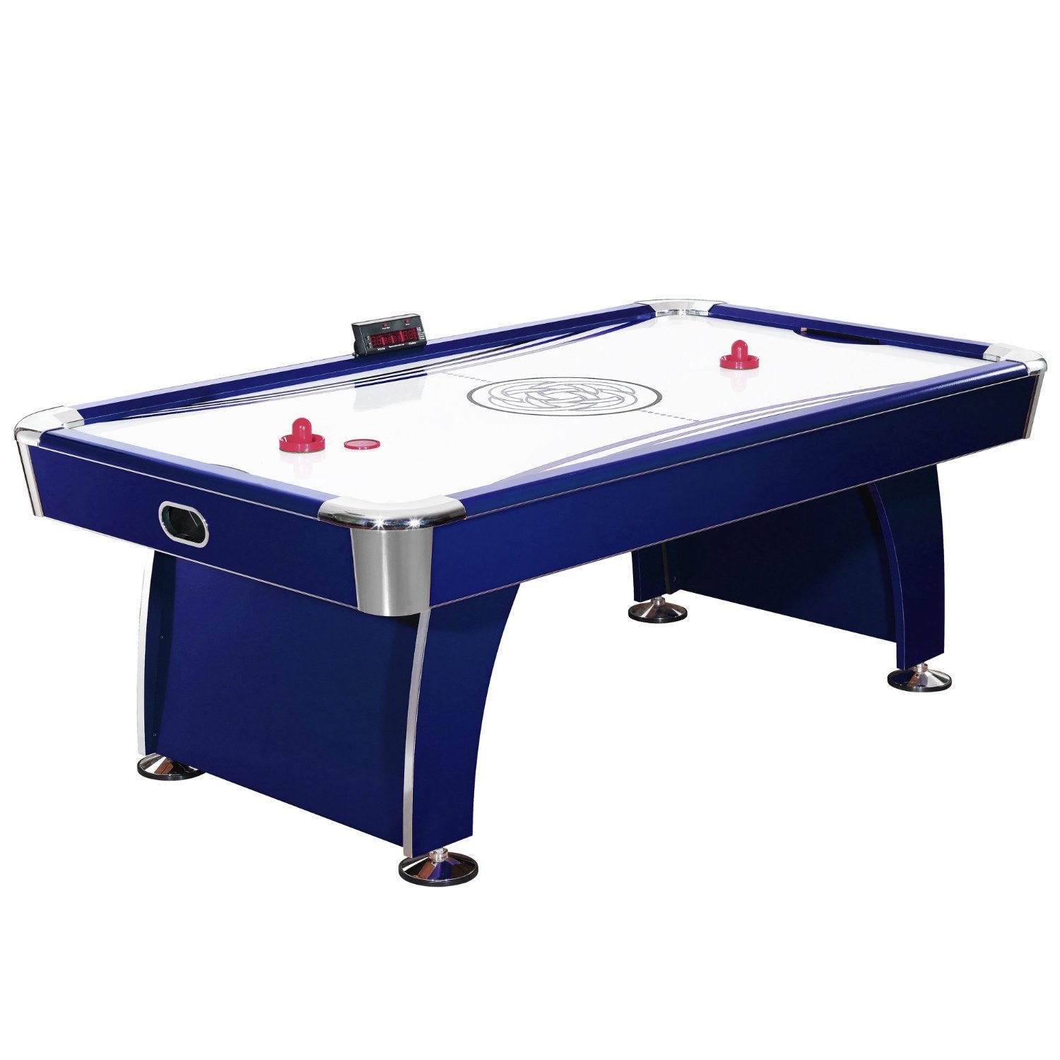 Hathaway 7.5' Phantom Air Hockey Table in Dark Blue/Silver