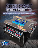 Suncoast Arcade Premium 3 Sided Cocktail Arcade Machine - 1162 Games