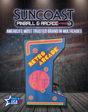 Suncoast Arcade Tabletop Retro Blue Arcade Machine - Lit Marquee - 412 Games