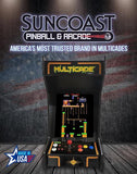 Suncoast Arcade Tabletop Multicade Arcade Machine - Lit Marquee - 412 Games