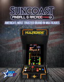 Suncoast Arcade Tabletop Multicade Arcade Machine - Lit Marquee - 60 Games