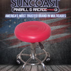 Suncoast Arcade Cocktail Arcade Black or Red Stools with Casters