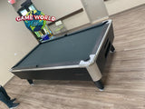 Great American Legacy Home pool table; Game World Planet sign on the wall.